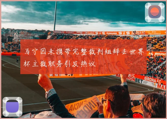 马宁因未携带完整裁判组辞去世界杯主裁职务引发热议